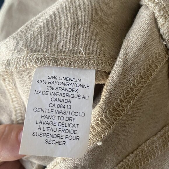 Brenda Beddome Stretch Linen Wide Leg Pant Size 30 - Picture 9 of 9